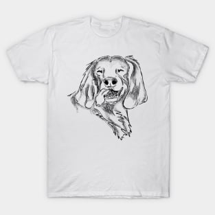 Happy Gordon Setter, sketch T-Shirt